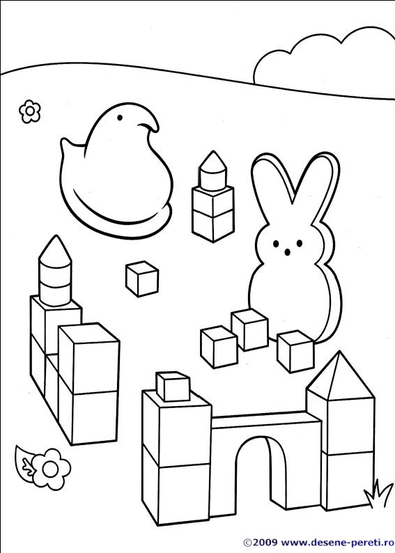 peeps desene colorat
